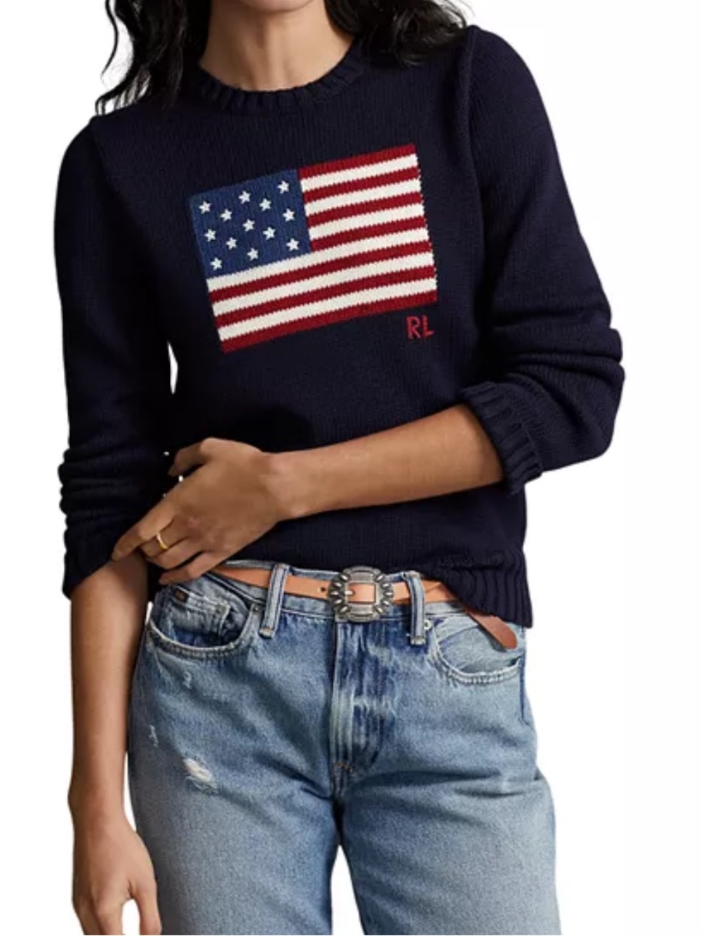 Polo Ralph Lauren American Flag Sweater Size: XXL